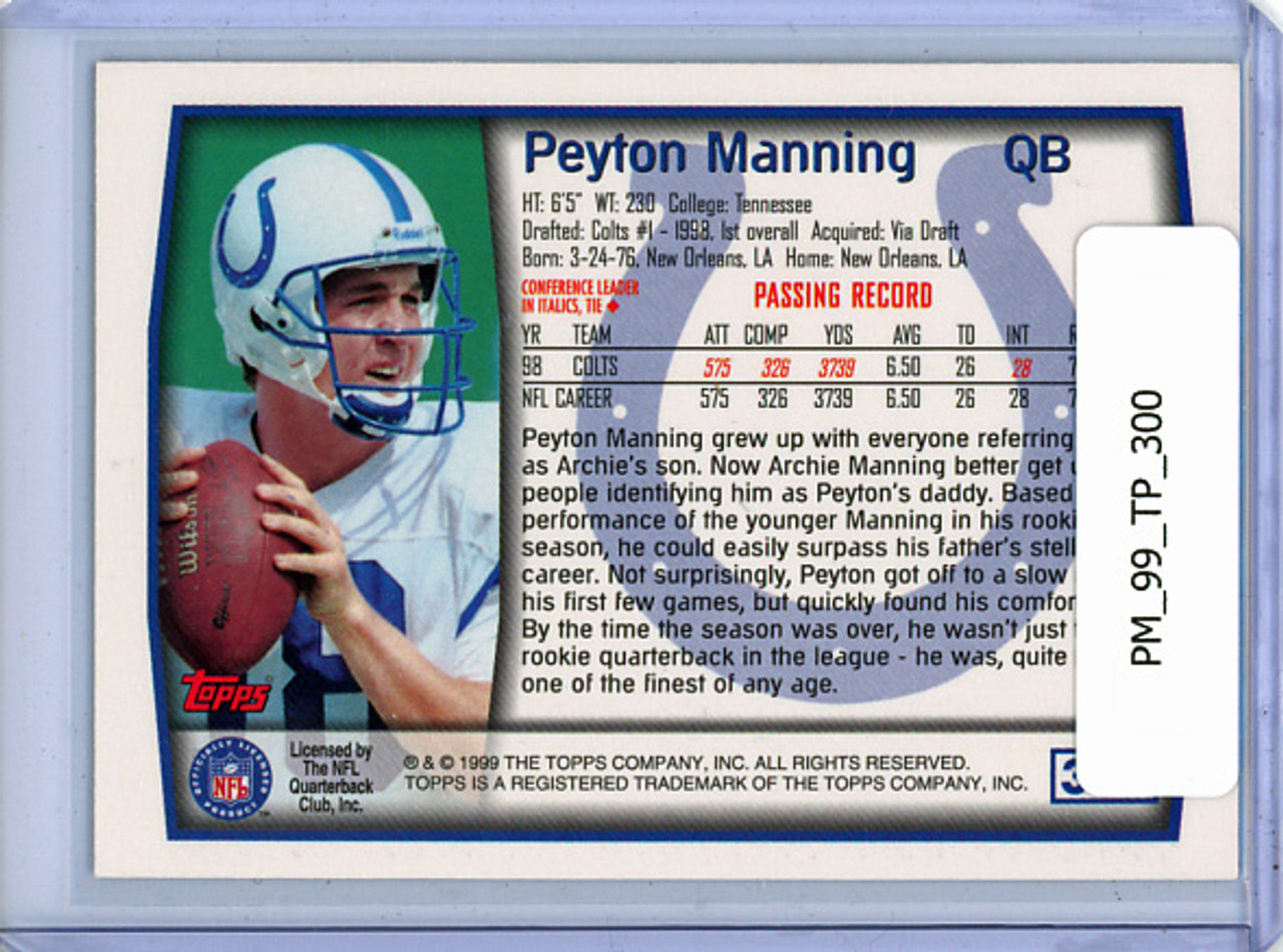 Peyton Manning 1999 Topps #300