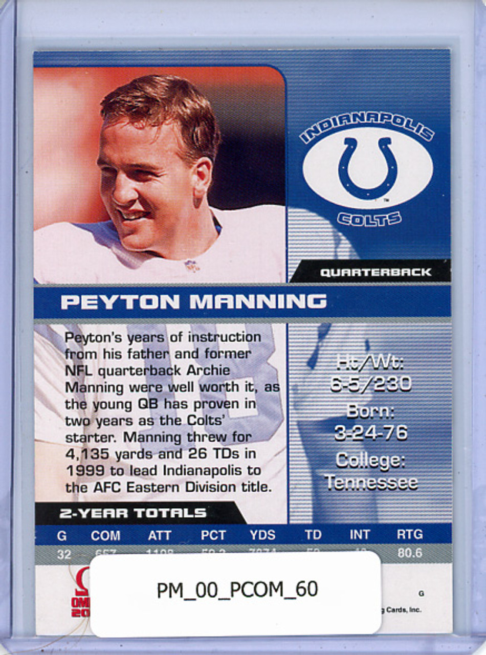 Peyton Manning 2000 Pacific Omega #60