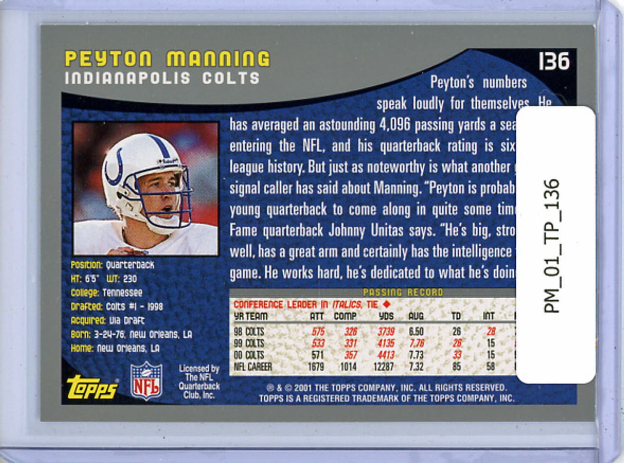 Peyton Manning 2001 Topps #136