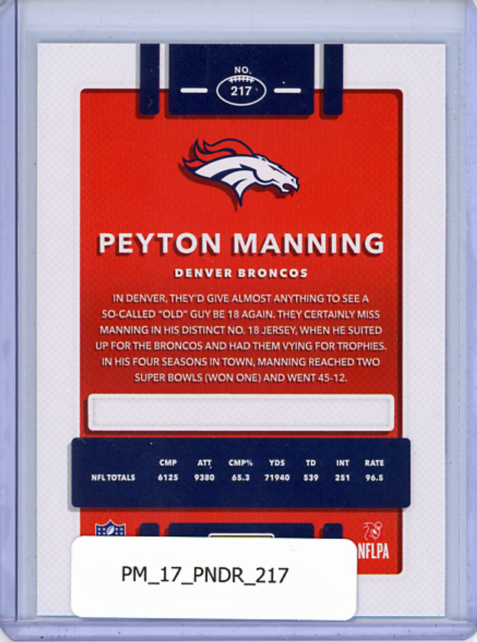 Peyton Manning 2017 Donruss #217