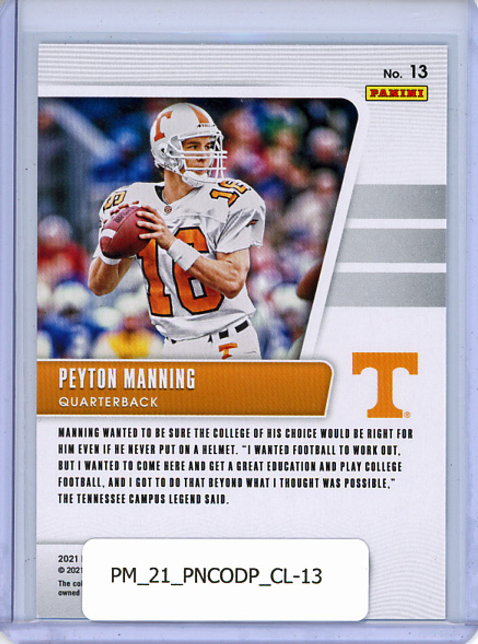 Peyton Manning 2021 Contenders Draft Picks, Campus Legends #13
