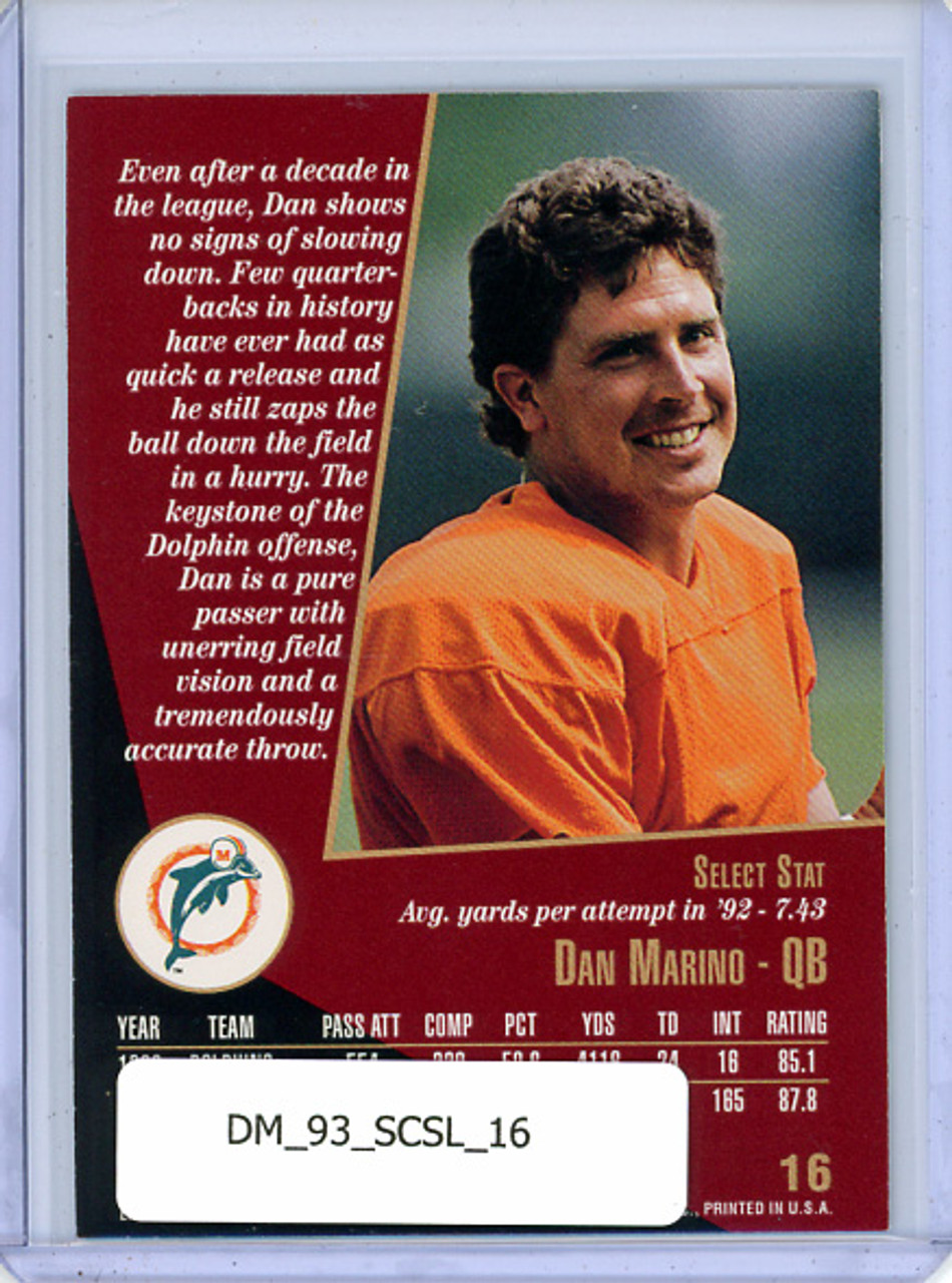 Dan Marino 1993 Select #16