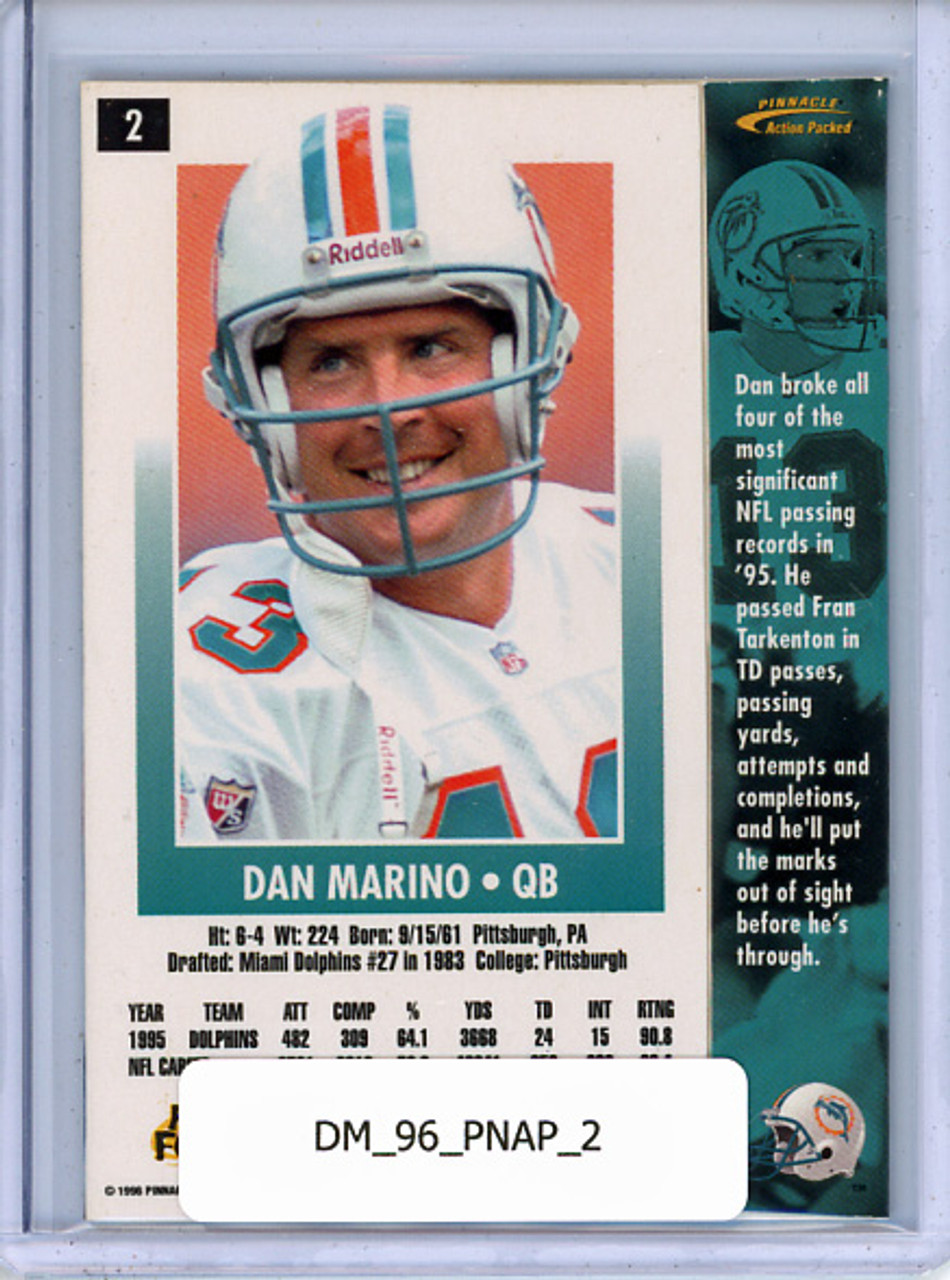 Dan Marino 1996 Action Packed #2