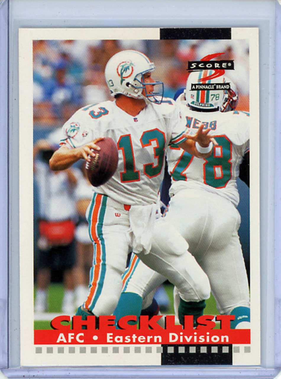 Dan Marino 1996 Score #269 Checklist