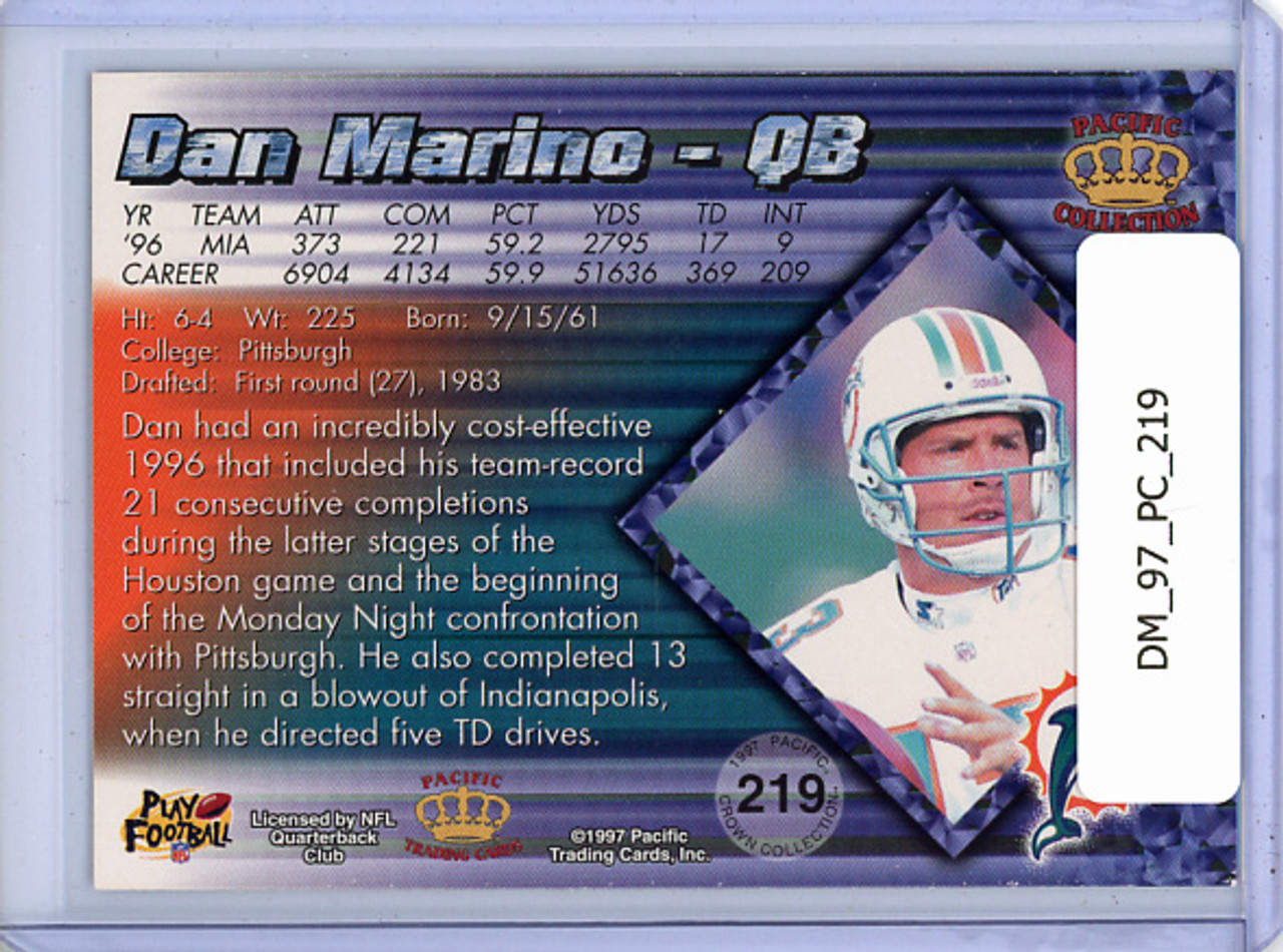 Dan Marino 1997 Pacific #219