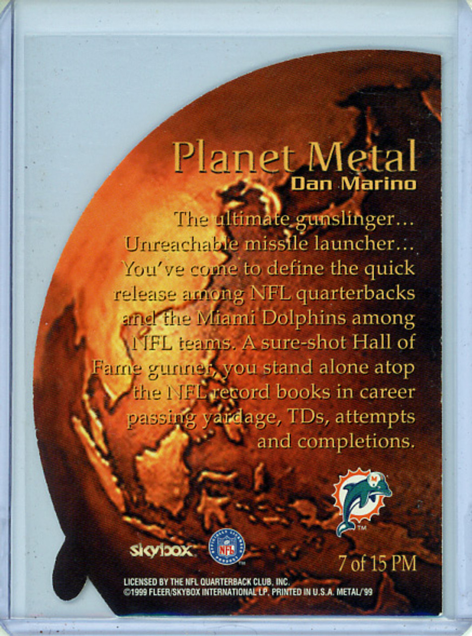 Dan Marino 1999 Metal Universe, Planet Metal #PM7 (1)
