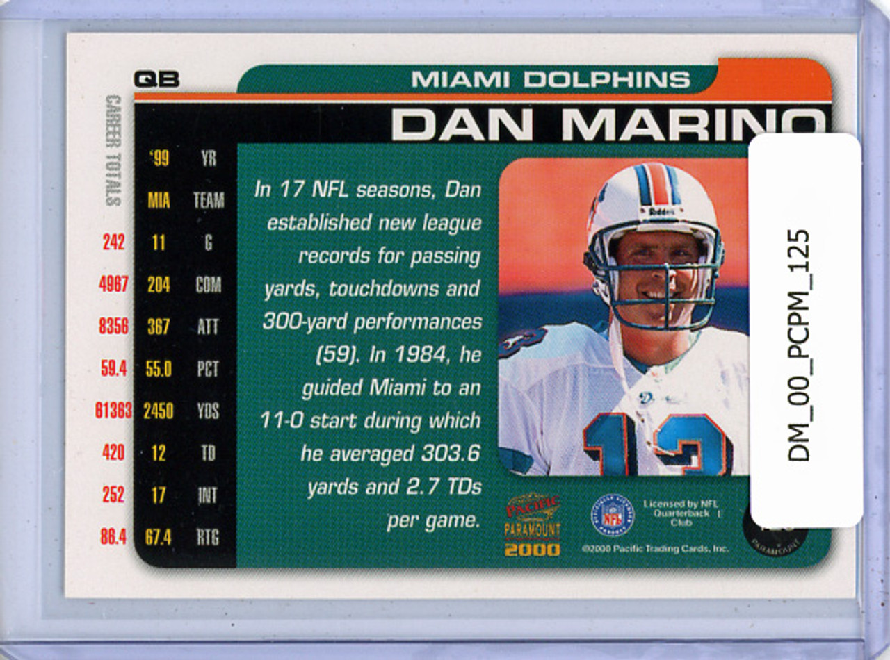 Dan Marino 2000 Pacific Paramount #125