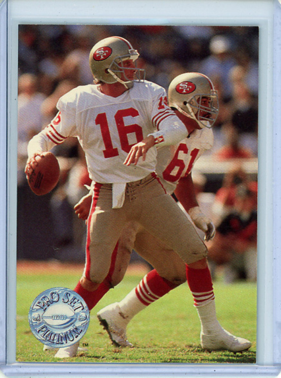 Joe Montana 1991 Pro Set Platinum #139