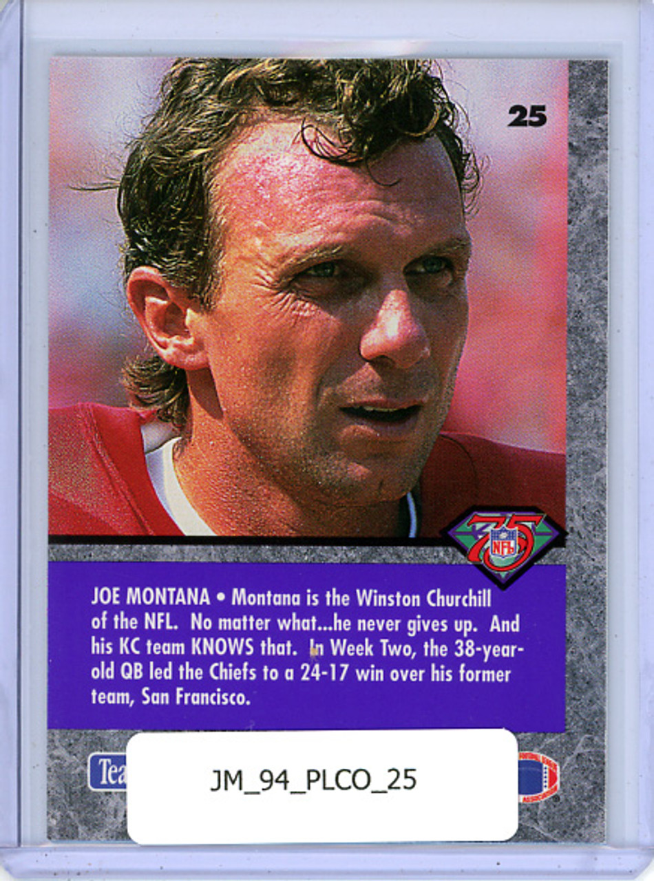 Joe Montana 1994 Playoff Contenders #25