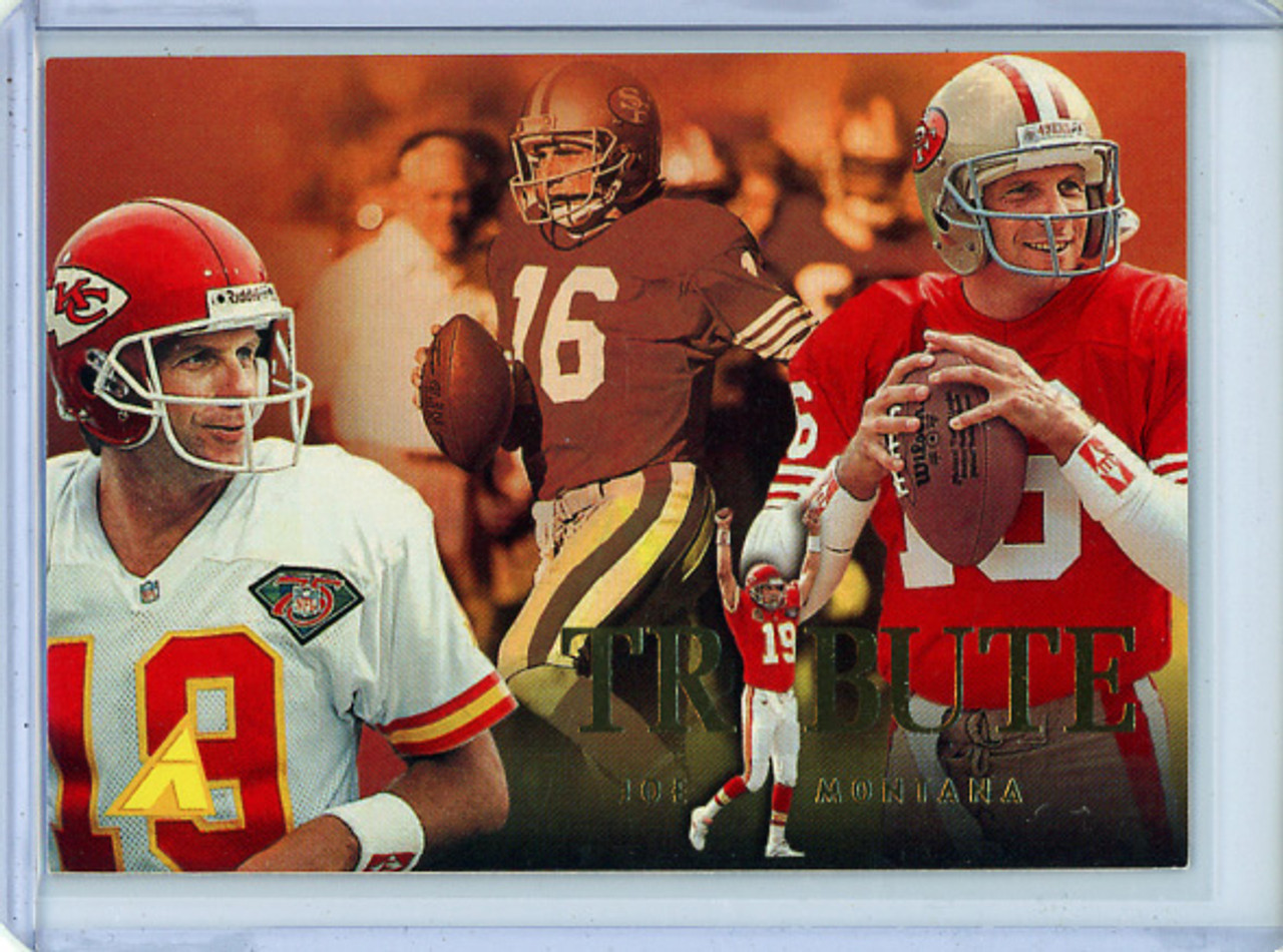 Joe Montana 1995 Pinnacle #193 Tribute