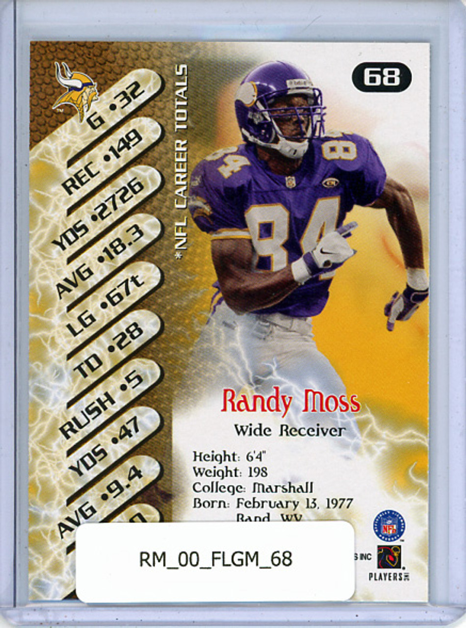 Randy Moss 2000 Fleer Gamers #68