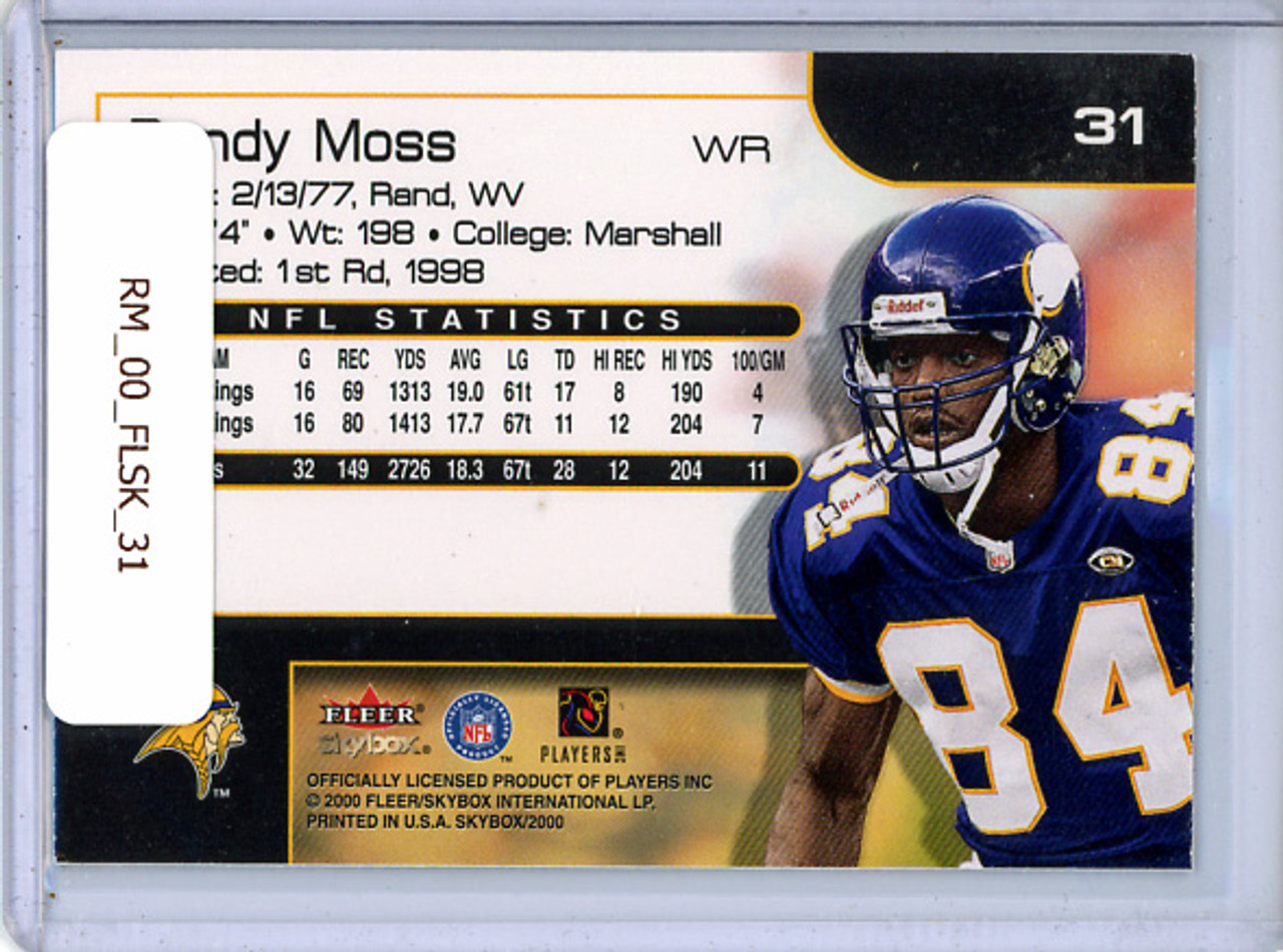 Randy Moss 2000 Skybox #31