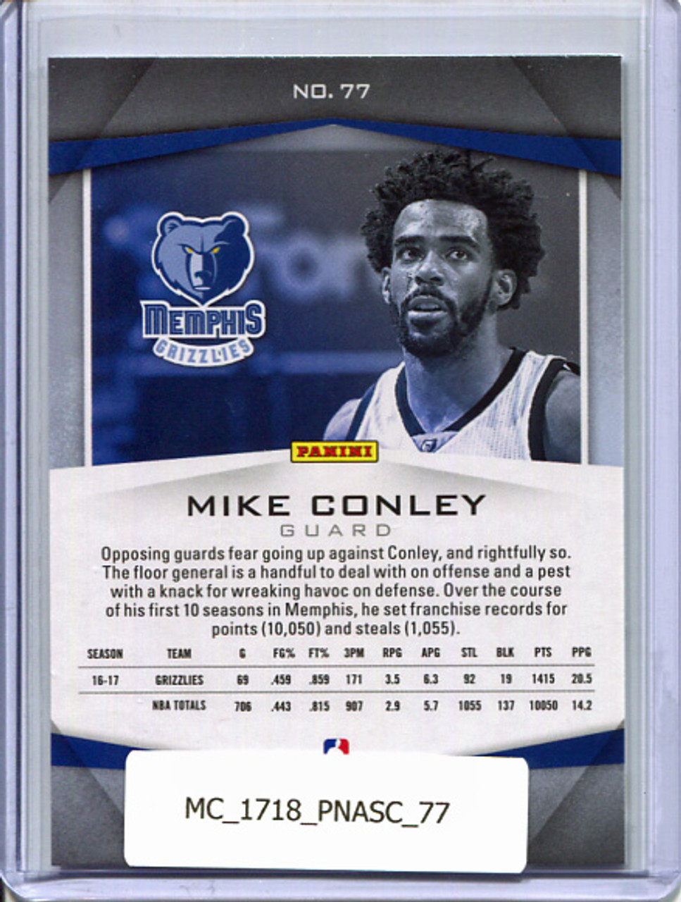 Mike Conley 2017-18 Ascension #77