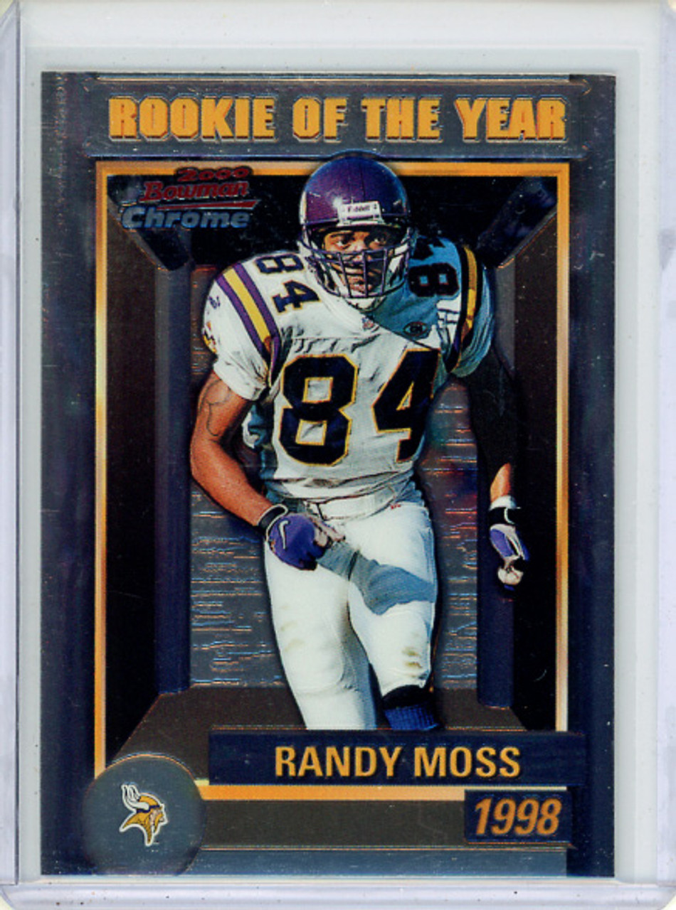 Randy Moss 2000 Bowman Chrome, Rookie of the Year #R8