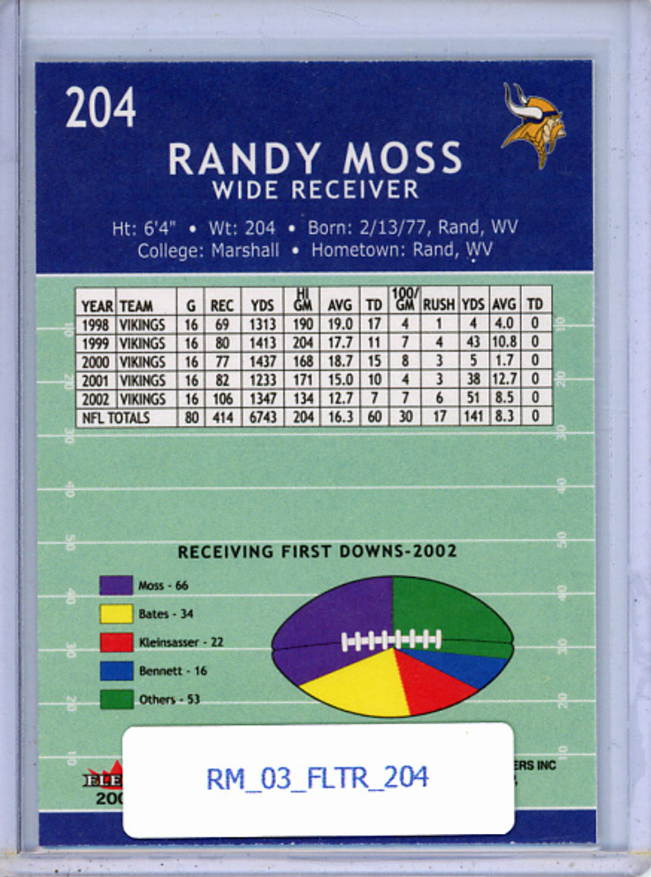 Randy Moss 2003 Tradition #204
