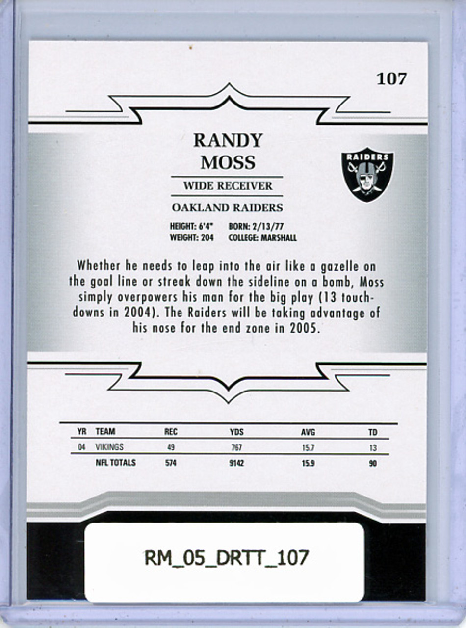 Randy Moss 2005 Donruss Throwback Threads #107