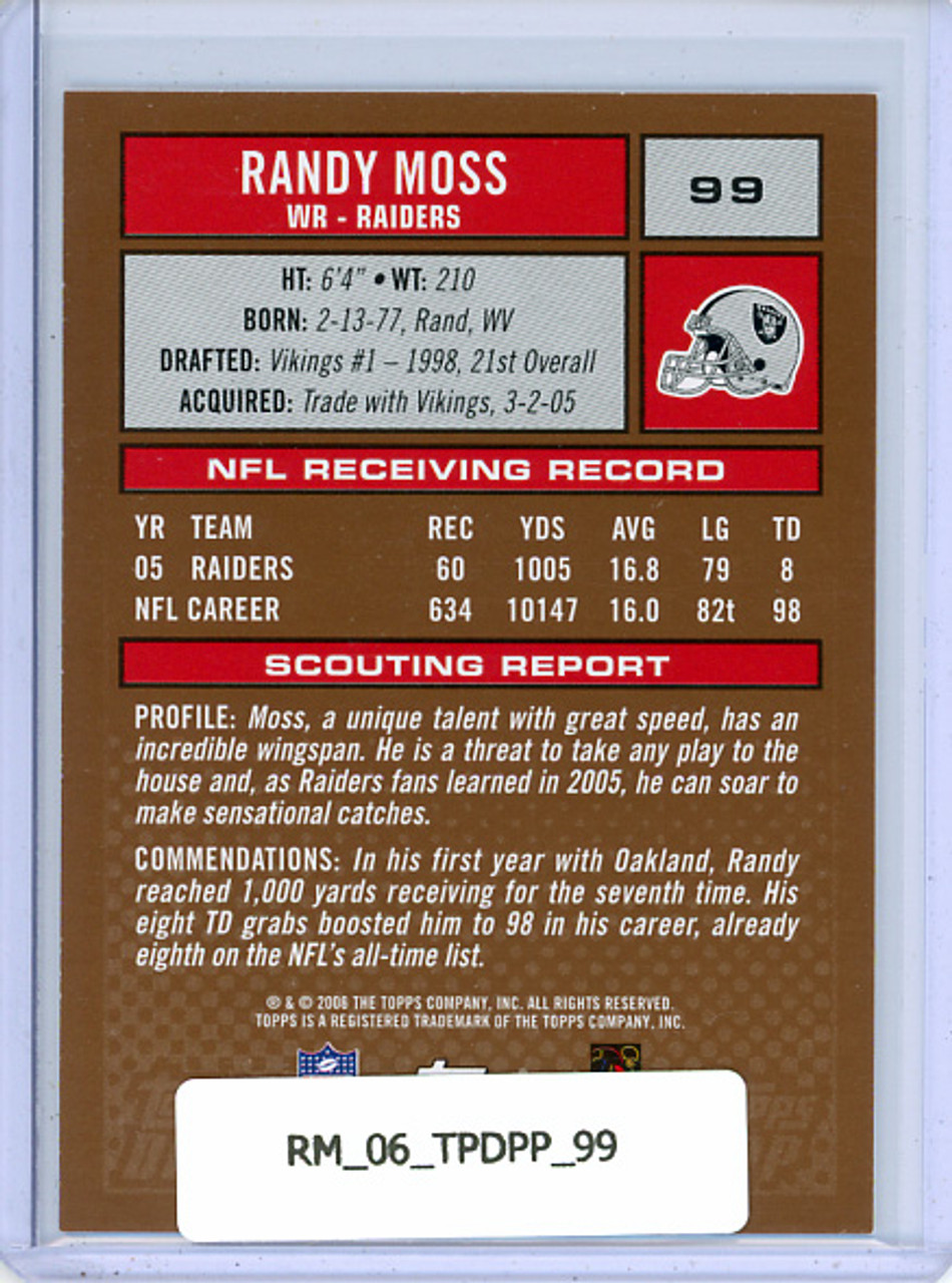 Randy Moss 2006 Draft Picks & Prospects #99