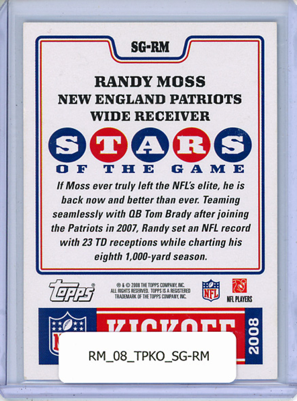 Randy Moss 2008 Topps Kickoff, Stars of the Game #SG-RM