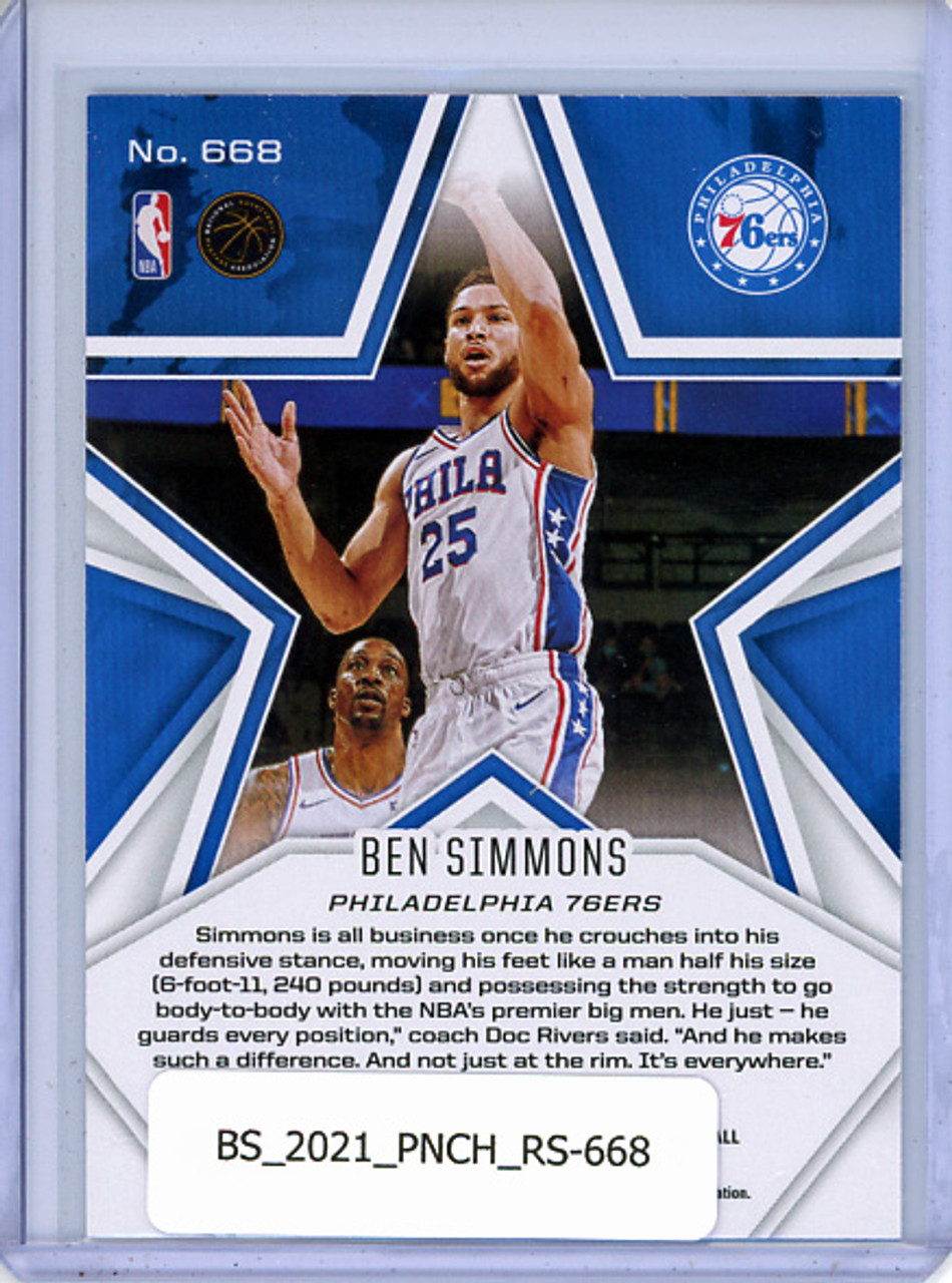 Ben Simmons 2020-21 Chronicles, Rookies & Stars #668