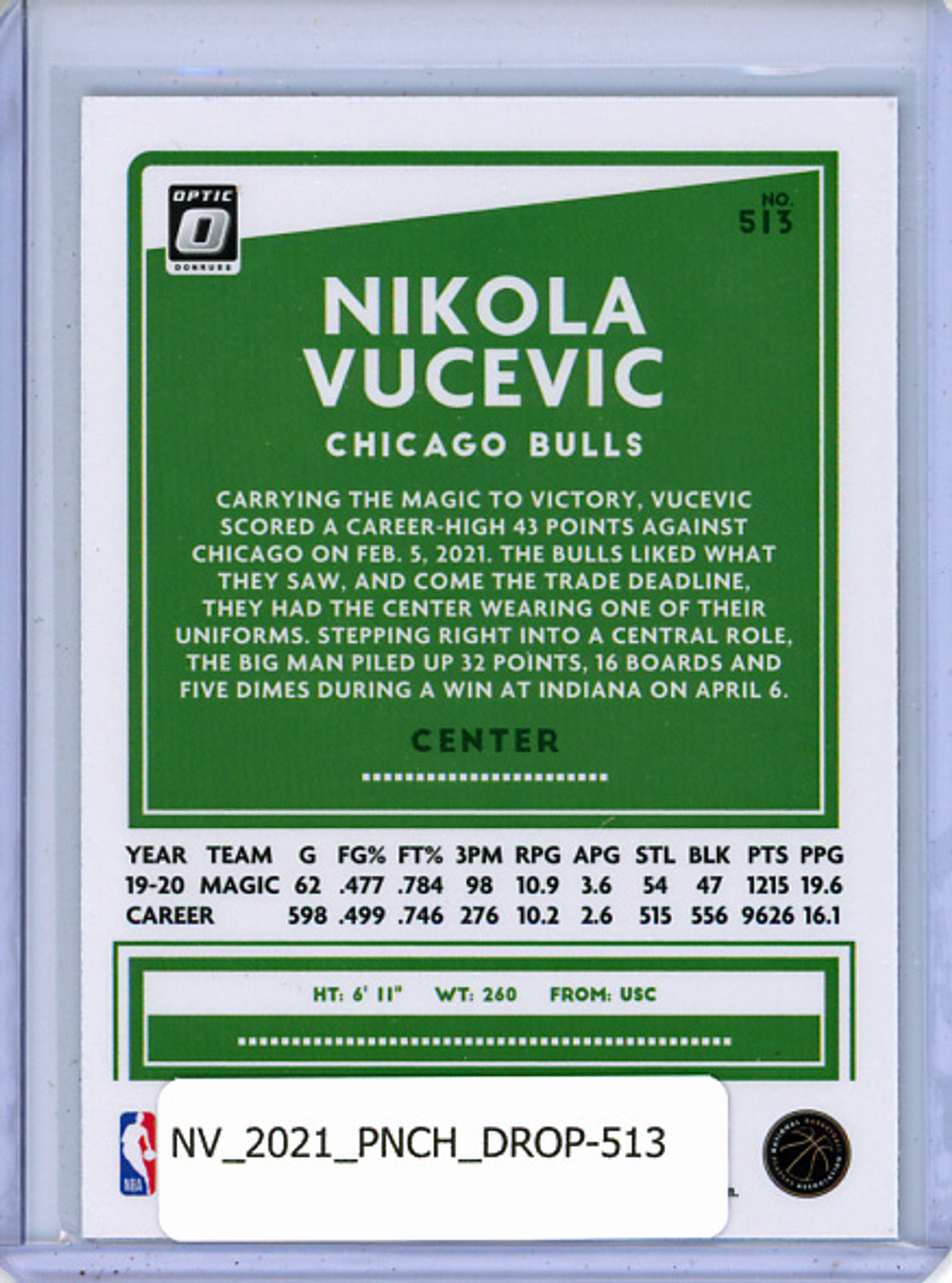 Nikola Vucevic 2020-21 Chronicles, Donruss Optic Traded #513