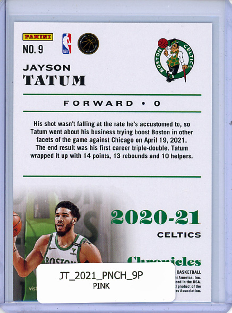 Jayson Tatum 2020-21 Chronicles #9 Pink