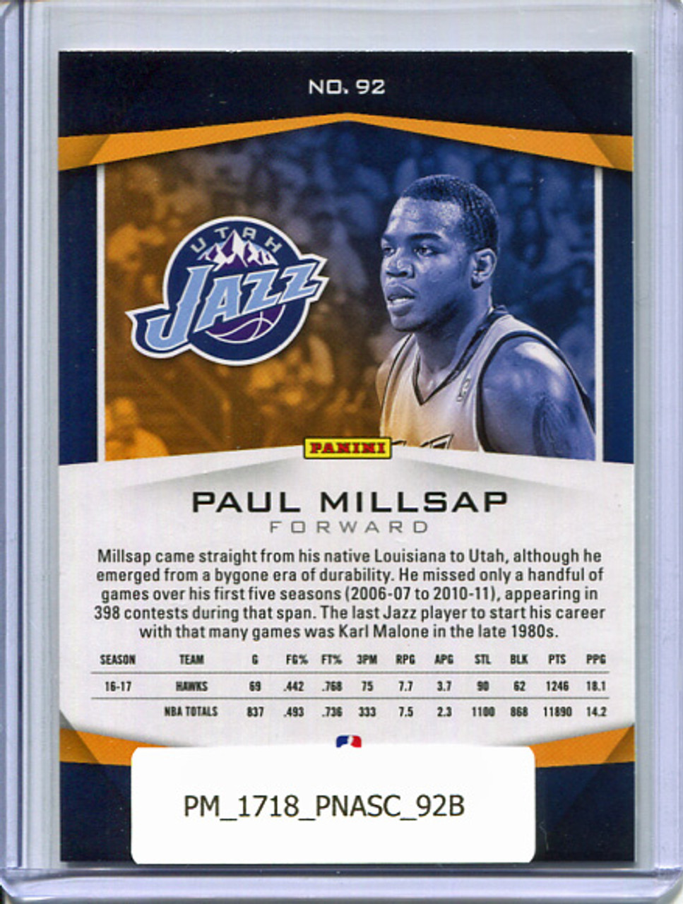 Paul Millsap 2017-18 Ascension #92 Jazz