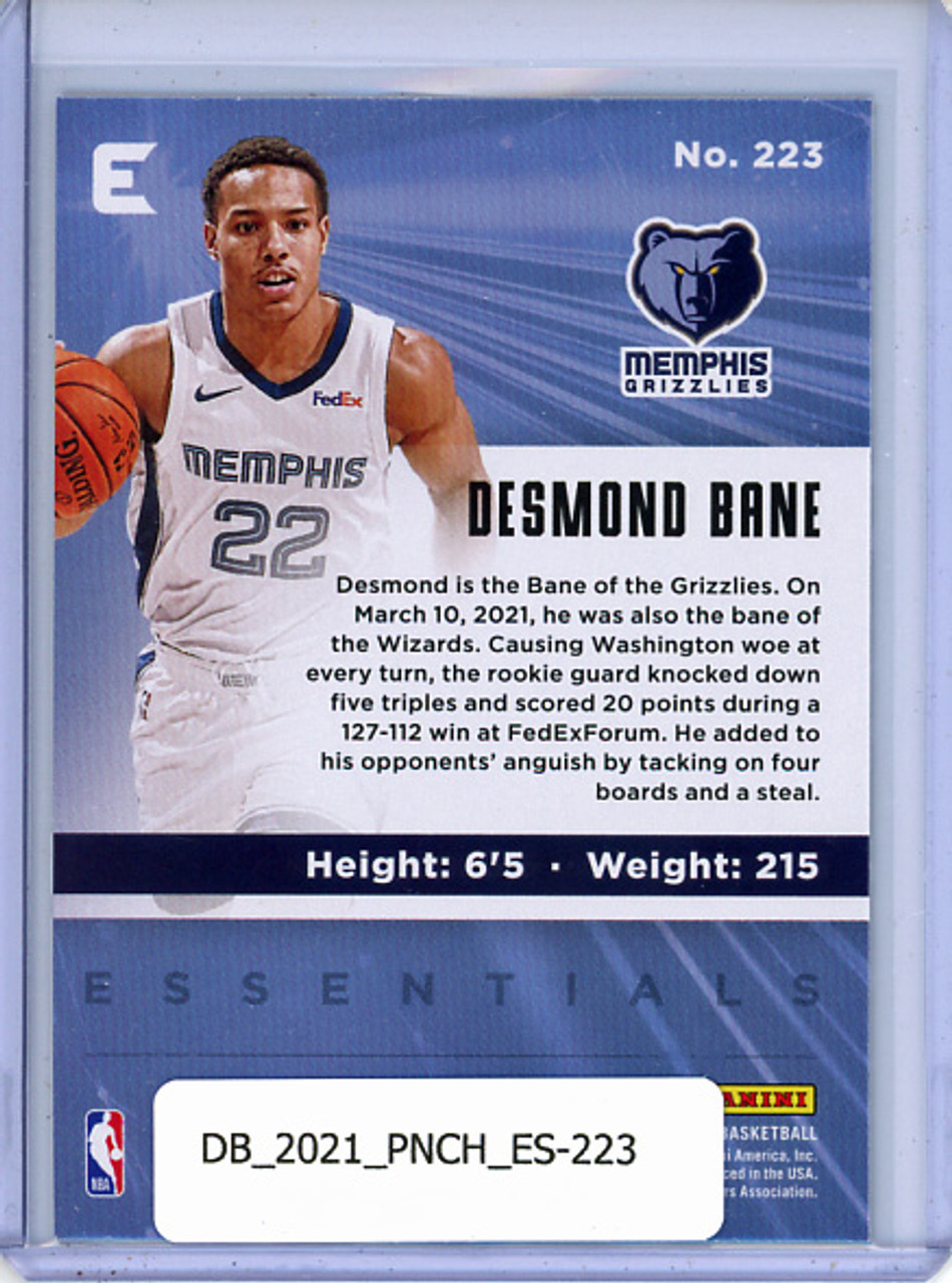 Desmond Bane 2020-21 Chronicles, Essentials #223
