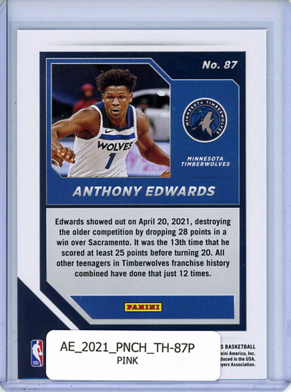 Anthony Edwards 2020-21 Chronicles, Threads #87 Pink