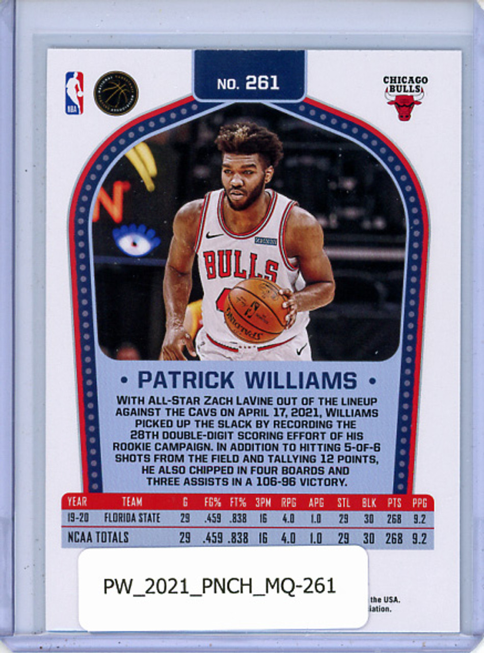 Patrick Williams 2020-21 Chronicles, Marquee #261