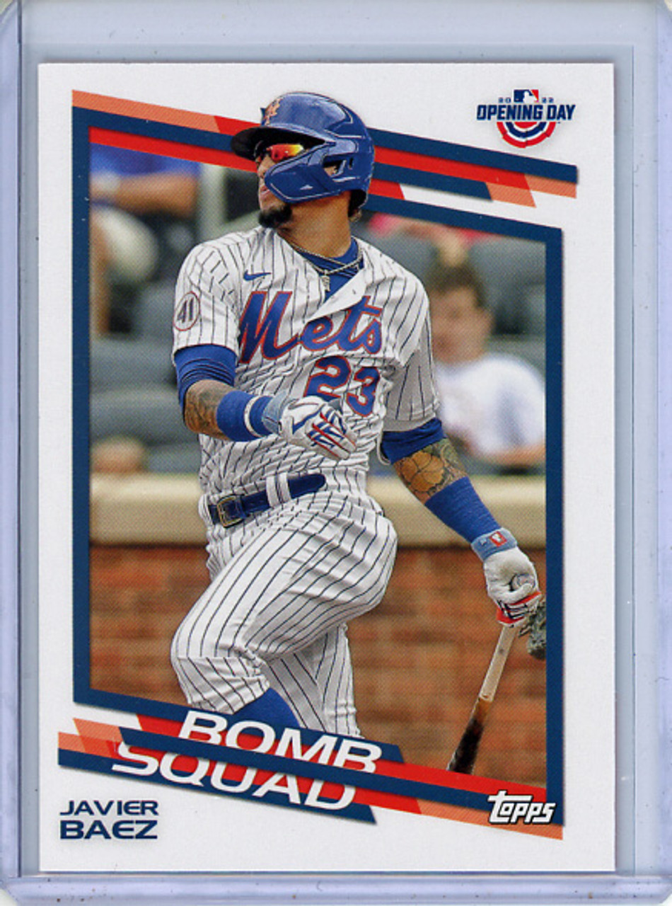 Javier Baez 2022 Opening Day, Bomb Squad #BS-19