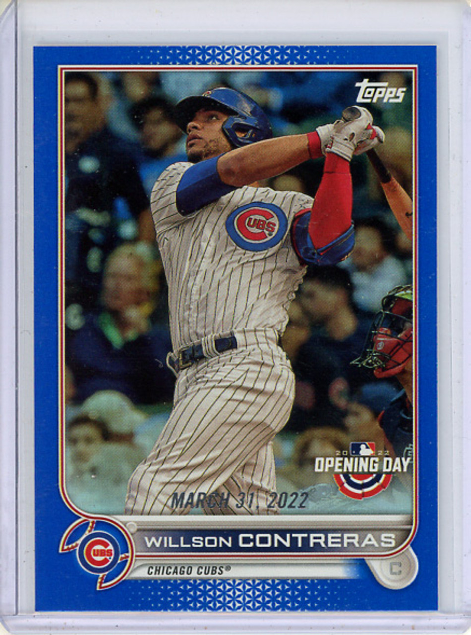 Willson Contreras 2022 Opening Day #55 Blue Foil