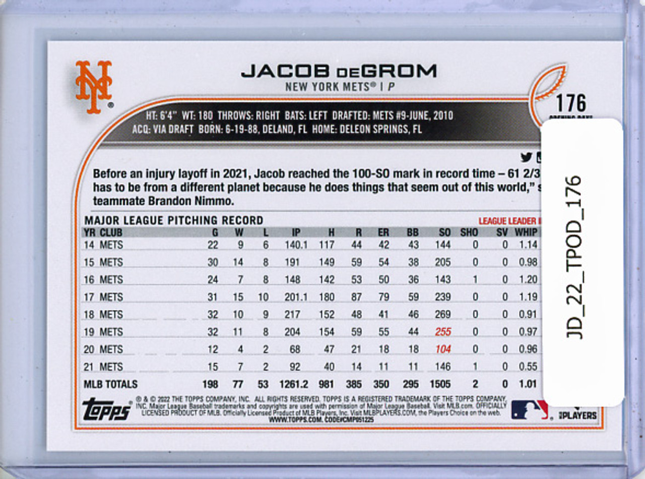 Jacob DeGrom 2022 Opening Day #176