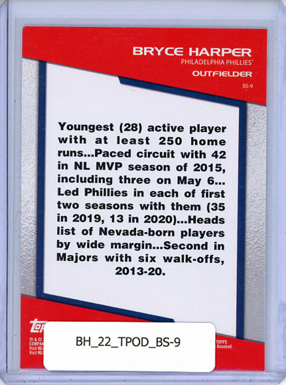 Bryce Harper 2022 Opening Day, Bomb Squad #BS-9