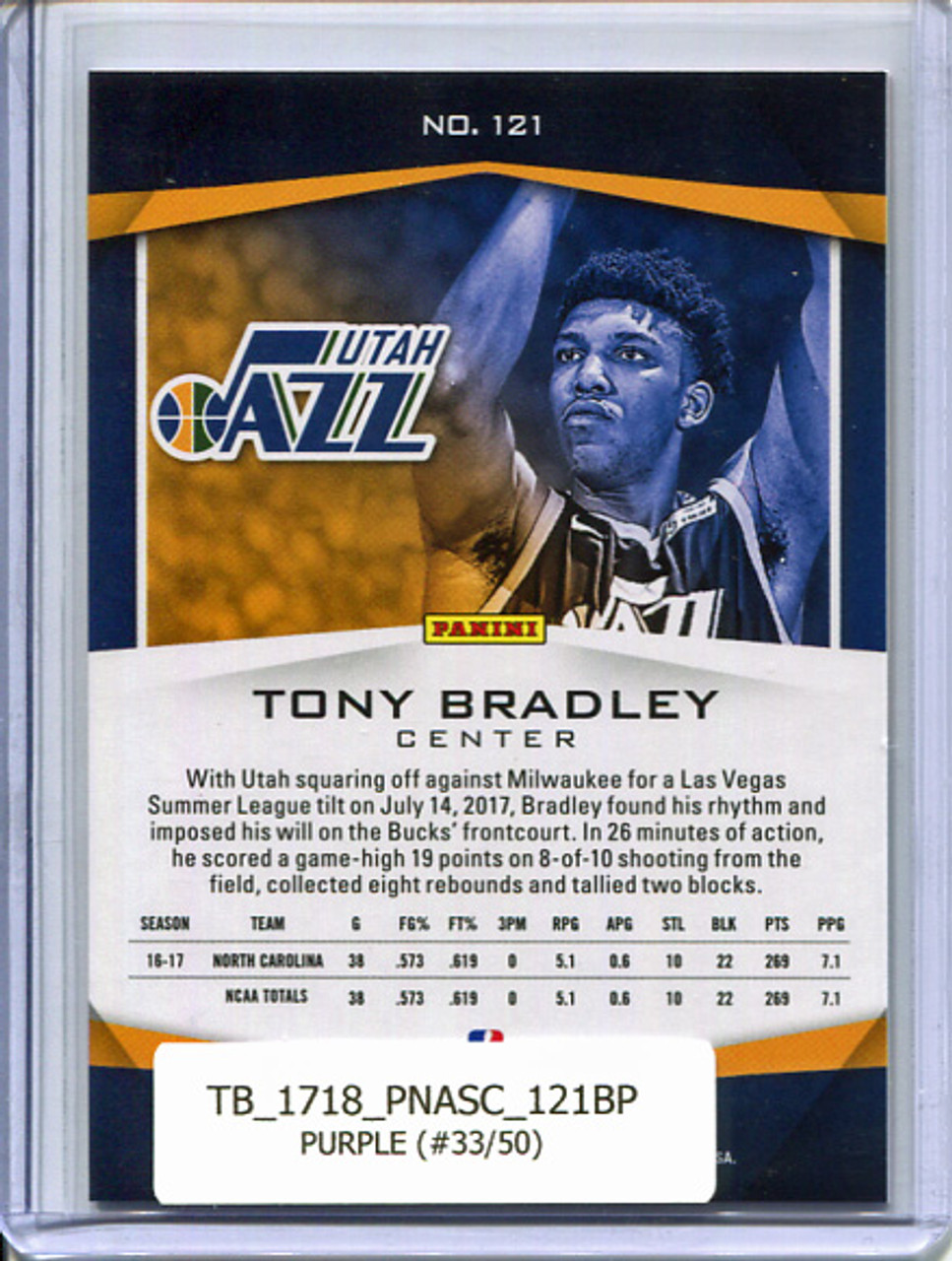 Tony Bradley 2017-18 Ascension #121B Purple (#33/50)