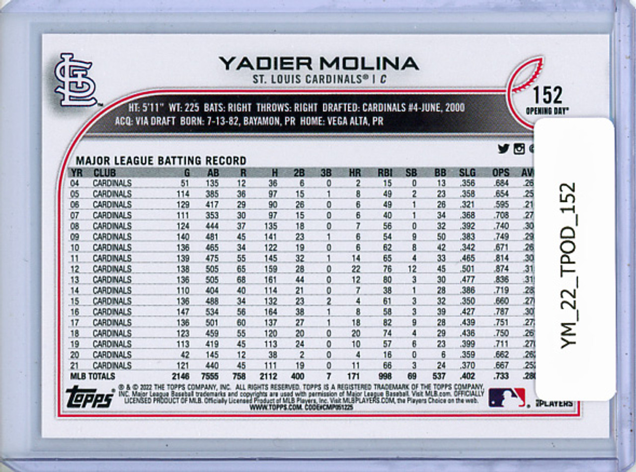 Yadier Molina 2022 Opening Day #152