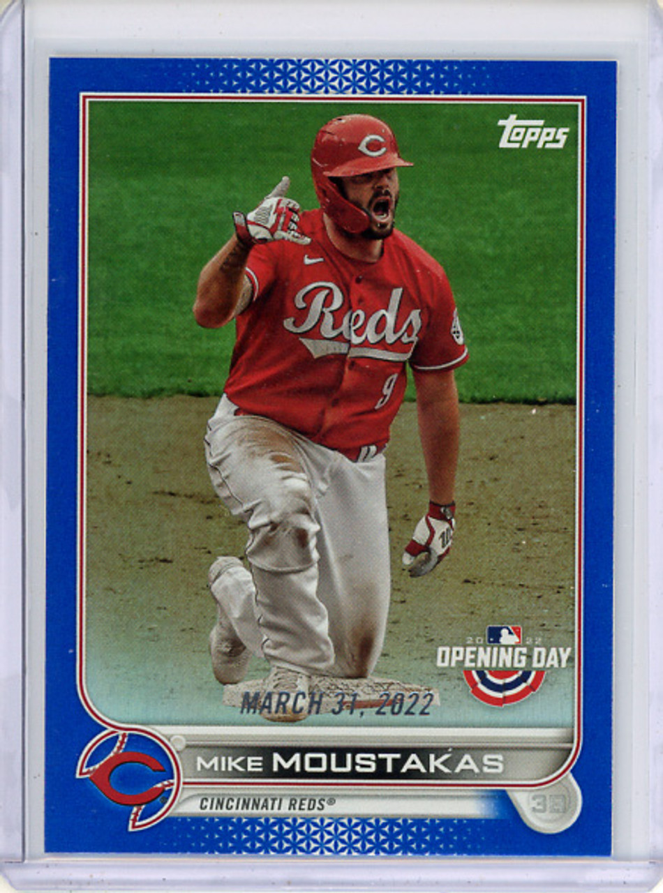 Mike Moustakas 2022 Opening Day #144 Blue Foil