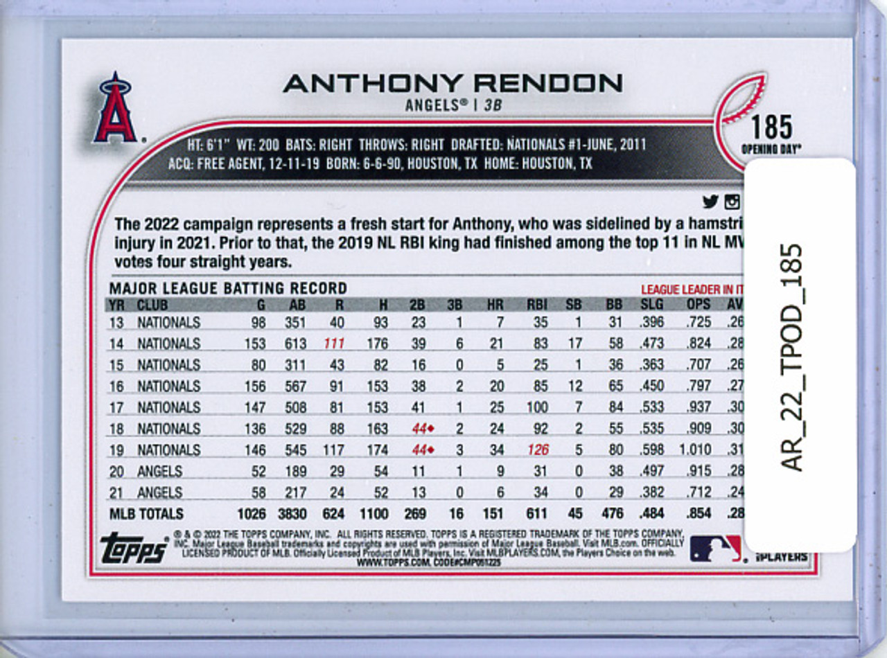Anthony Rendon 2022 Opening Day #185