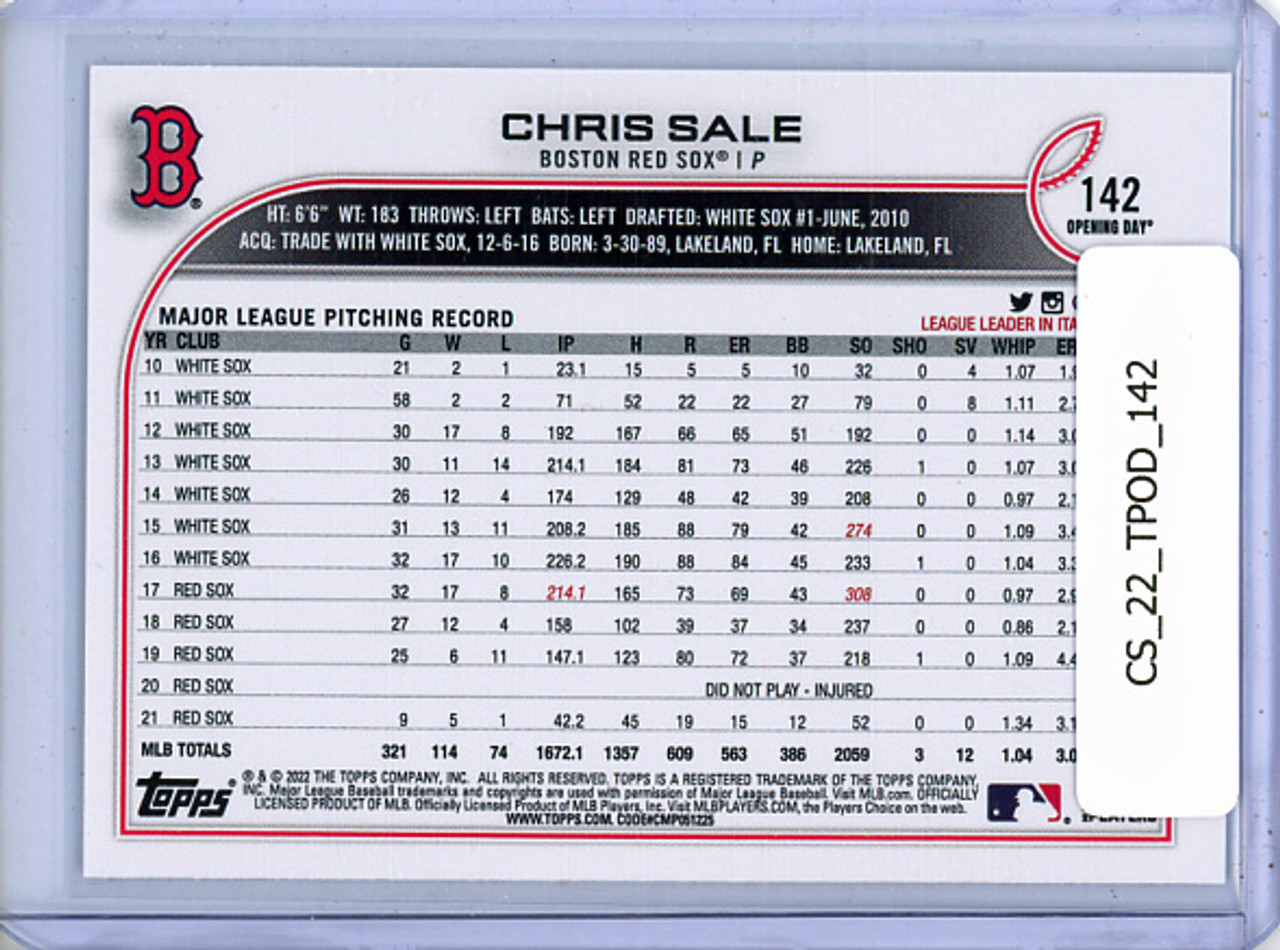 Chris Sale 2022 Opening Day #142