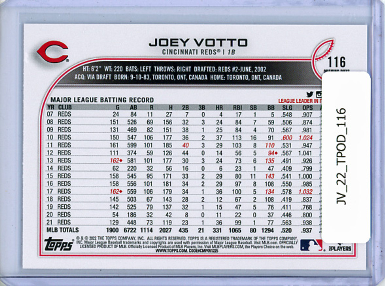 Joey Votto 2022 Opening Day #116