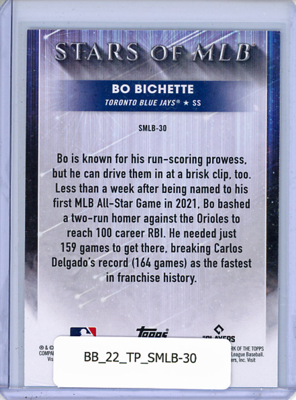 Bo Bichette 2022 Topps, Stars of MLB #SMLB-30