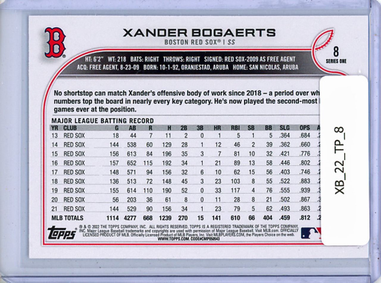 Xander Bogaerts 2022 Topps #8