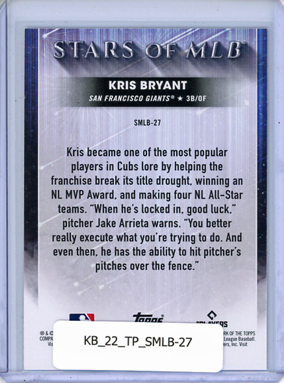 Kris Bryant 2022 Topps, Stars of MLB #SMLB-27
