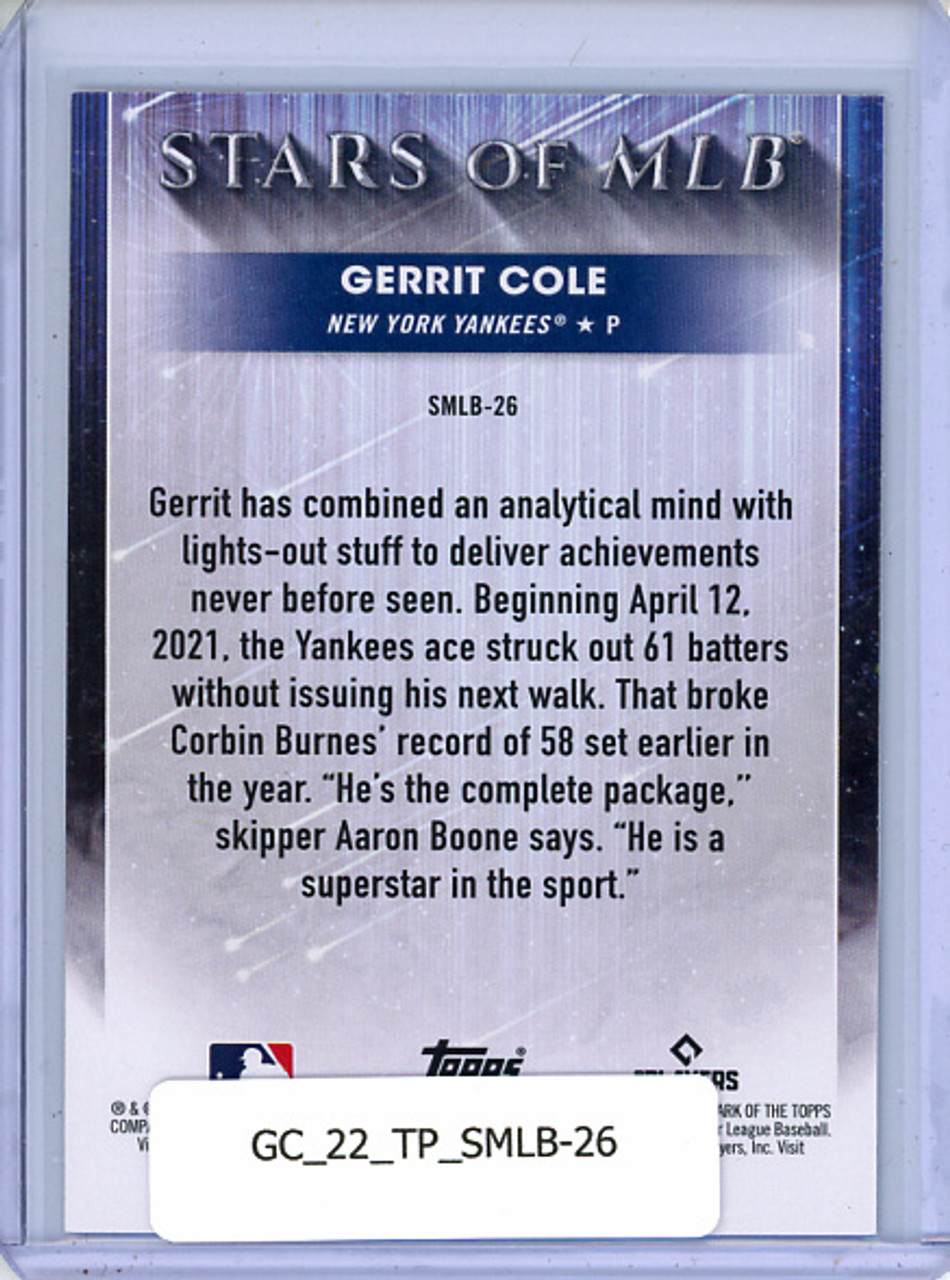 Gerrit Cole 2022 Topps, Stars of MLB #SMLB-26