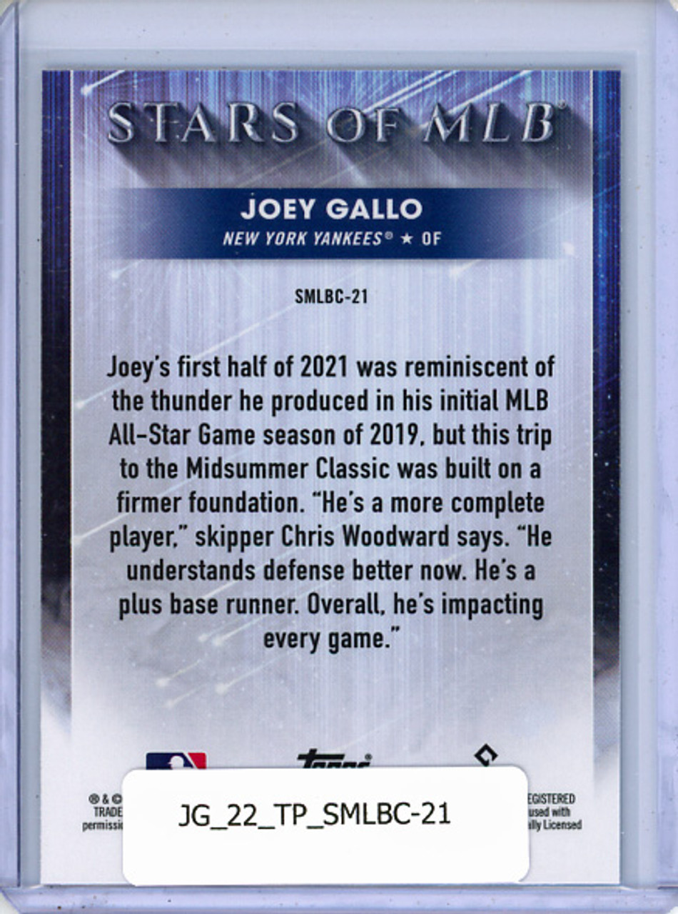 Joey Gallo 2022 Topps, Stars of MLB Chrome #SMLBC-21