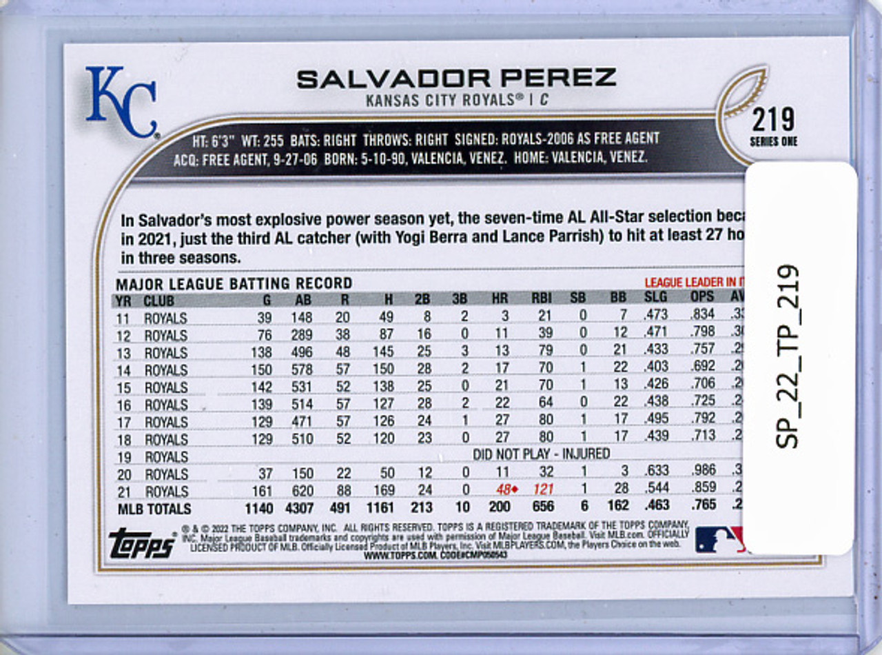 Salvador Perez 2022 Topps #219