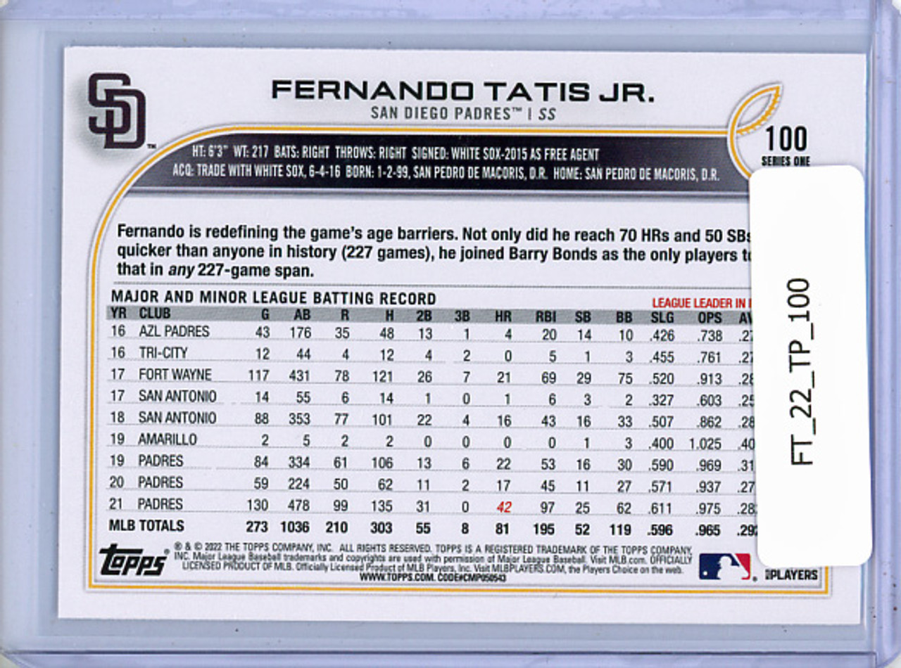 Fernando Tatis Jr. 2022 Topps #100