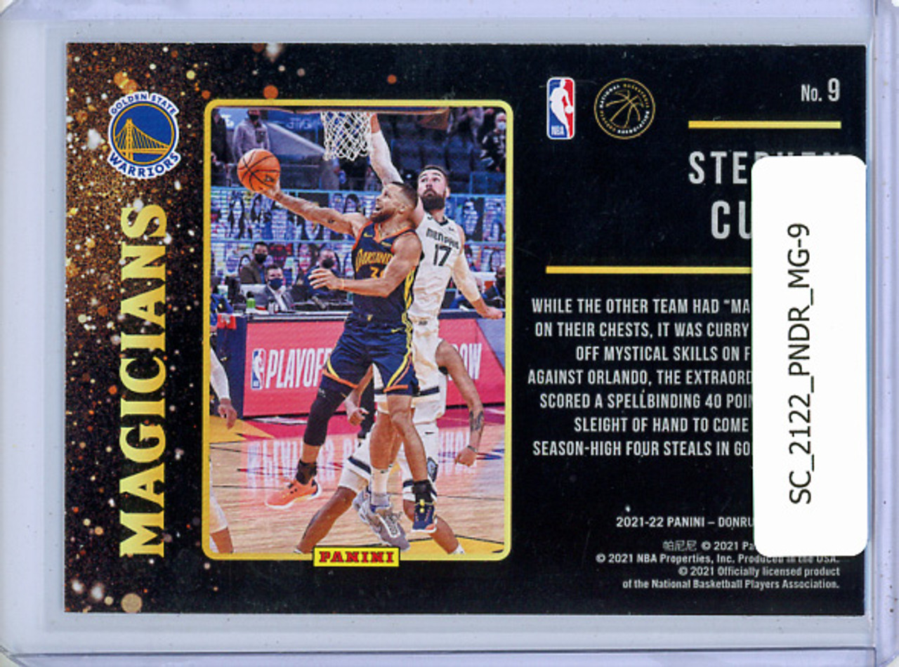 Stephen Curry 2021-22 Donruss, Magicians #9