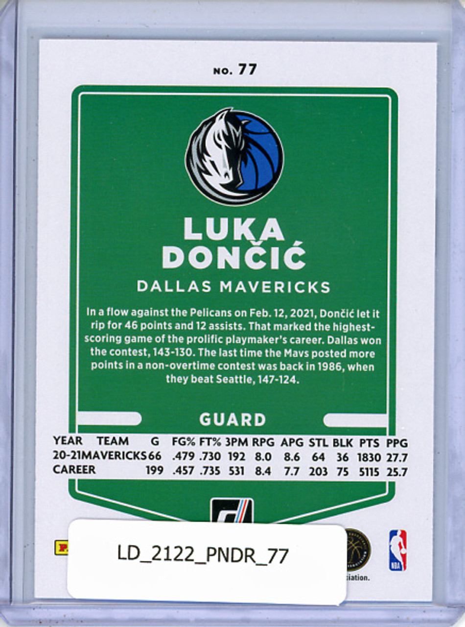 Luka Doncic 2021-22 Donruss #77