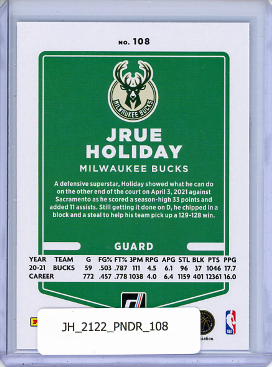 Jrue Holiday 2021-22 Donruss #108