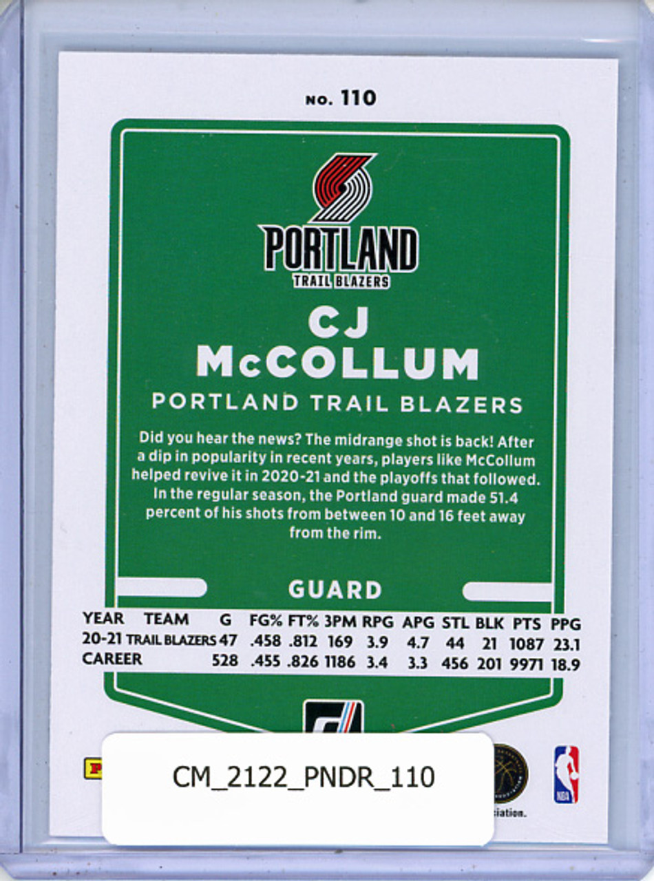 C.J. McCollum 2021-22 Donruss #110